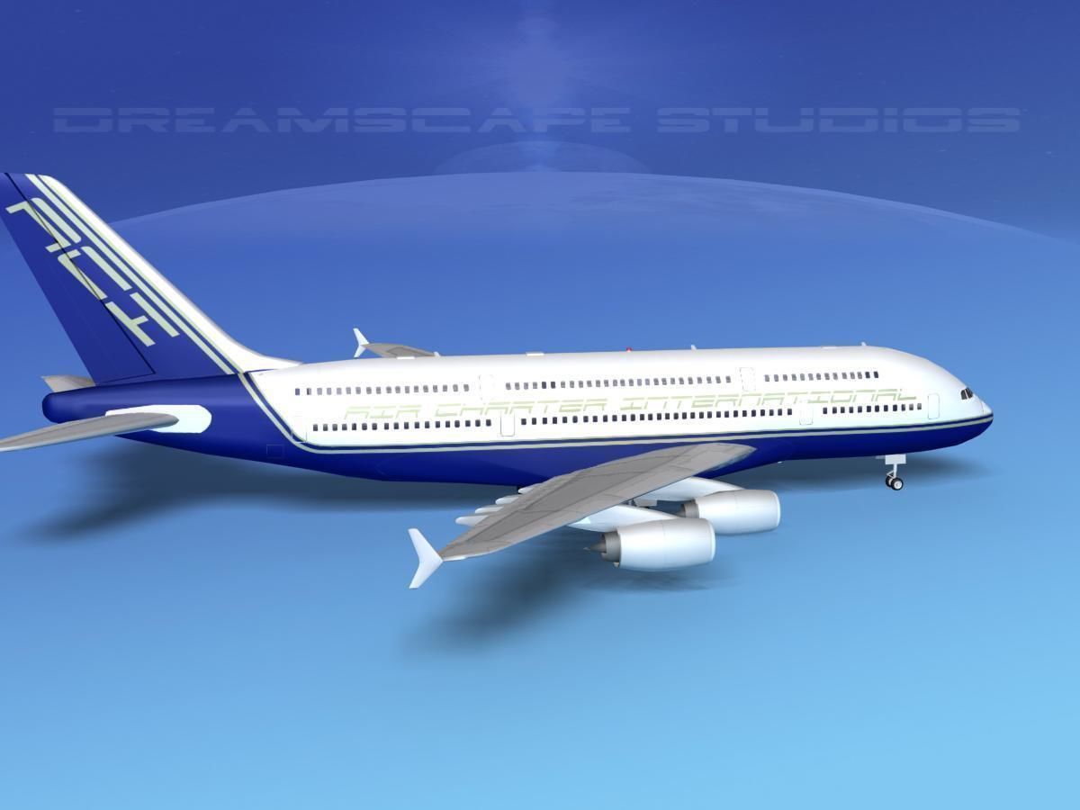 Airbus A380-800 Air Charter Intl 3D model_4