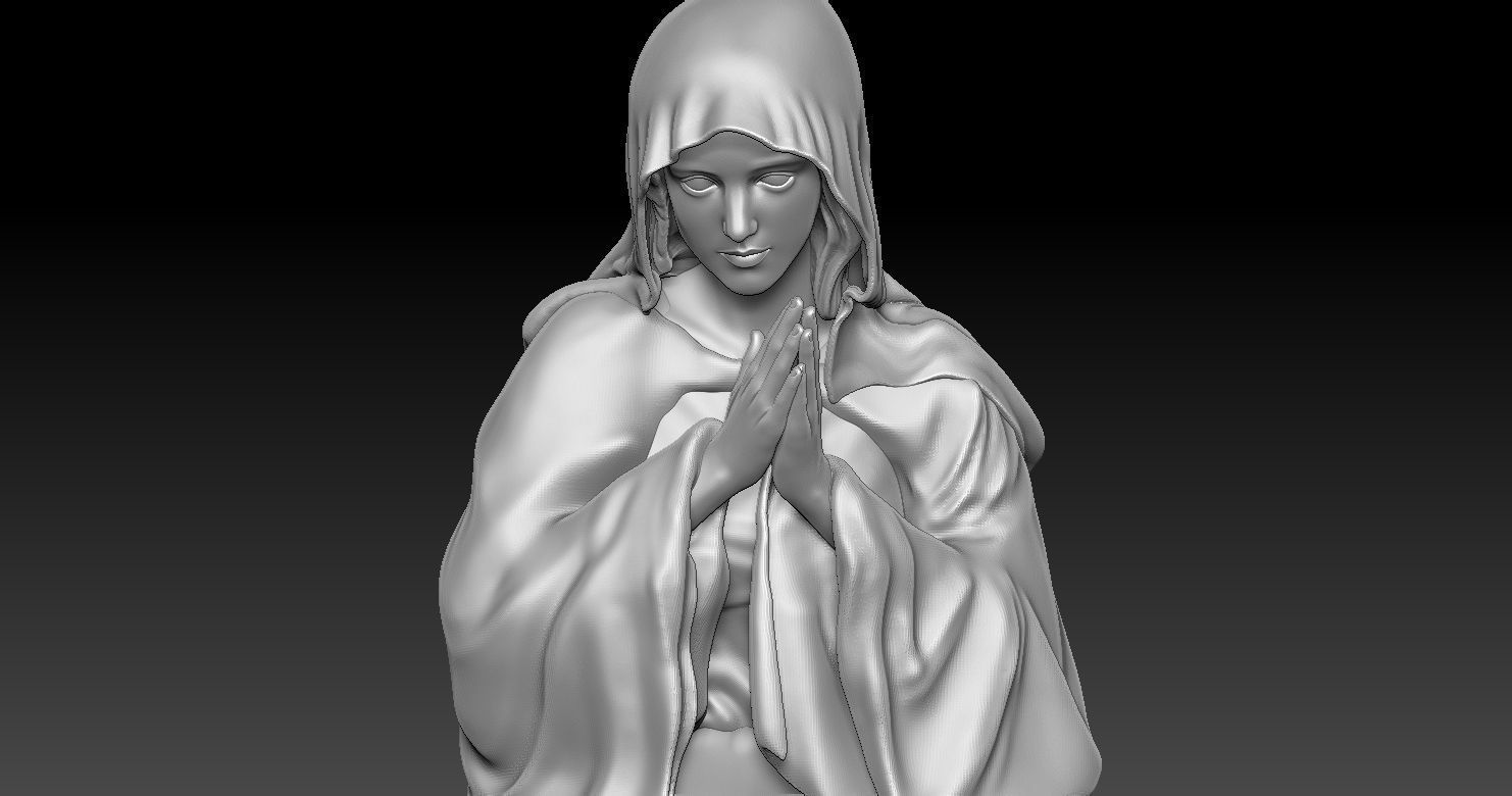 Nativity Crib figures 3D print model HOLY FAMILY STATUE 3D print model_27