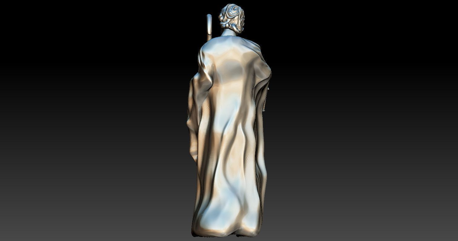 Nativity Crib figures 3D print model HOLY FAMILY STATUE 3D print model_20