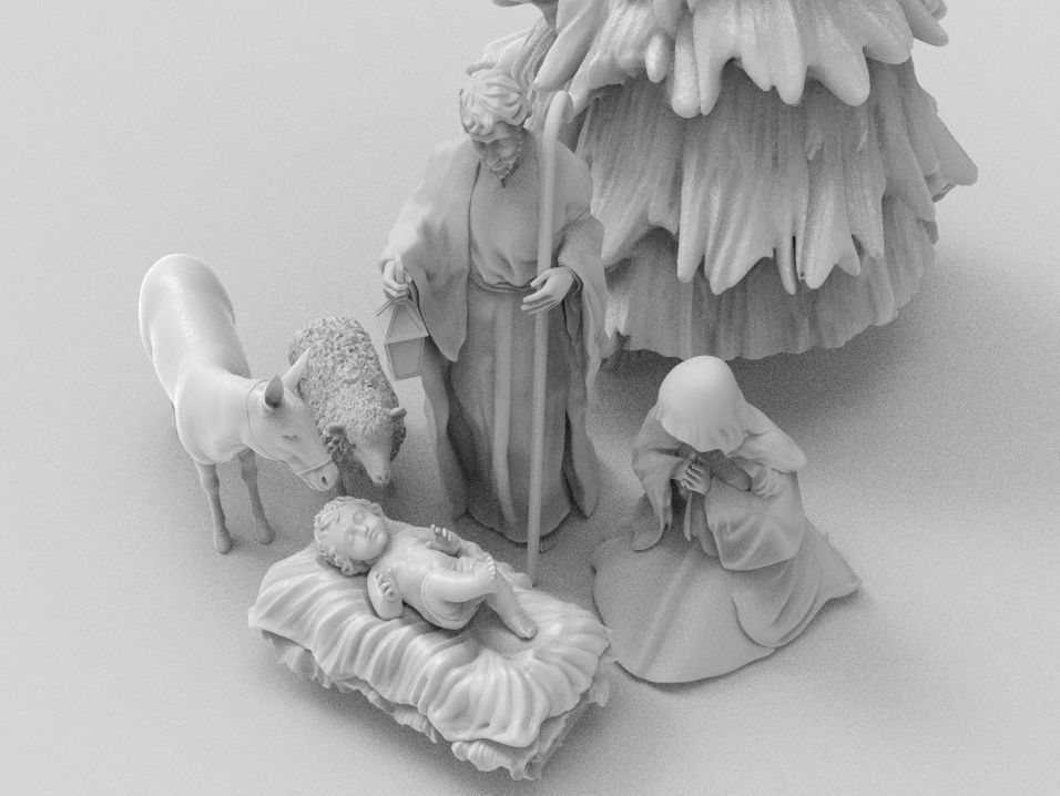 Baby Jesus 3D Model 3D print model 3D print model_3