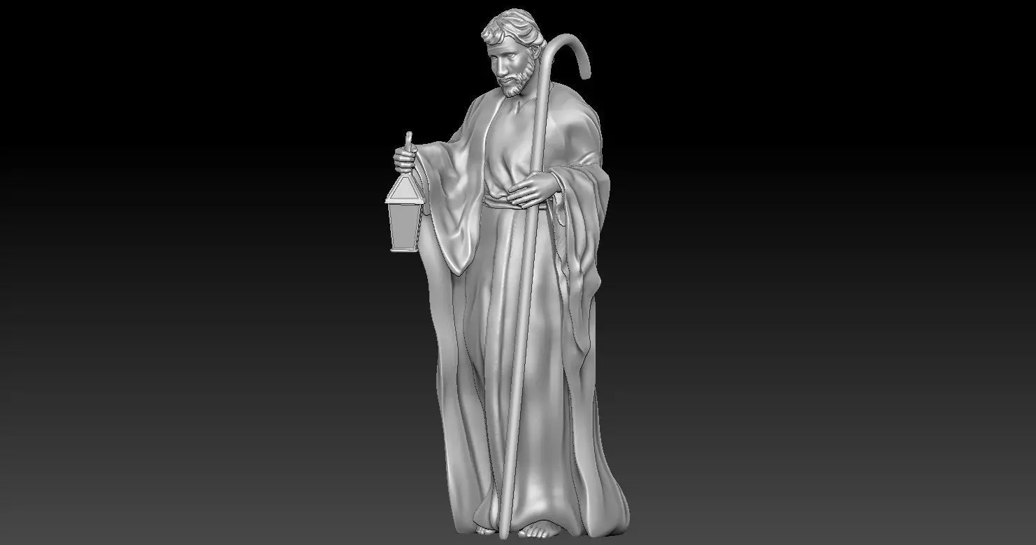 Saint Jude Figure Statue 3D print model 3D print model