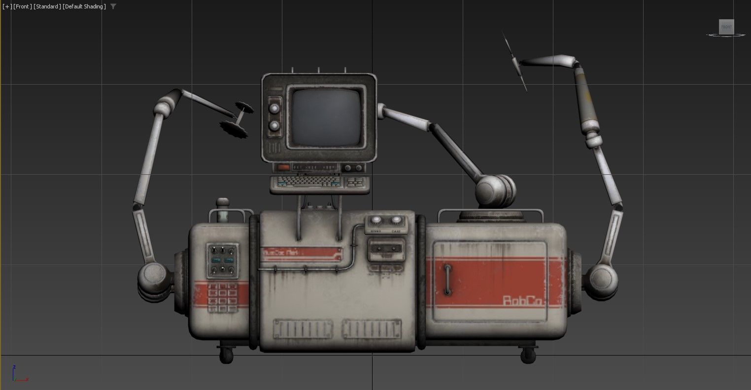 3D model of a vintage computing device 3D model_1