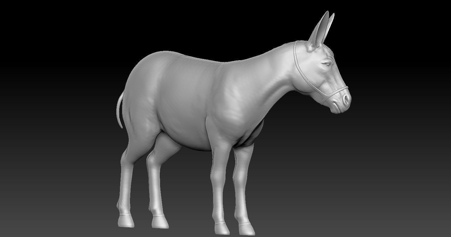 Sheep and Donkey Family Model Print 3D 3D print model_13