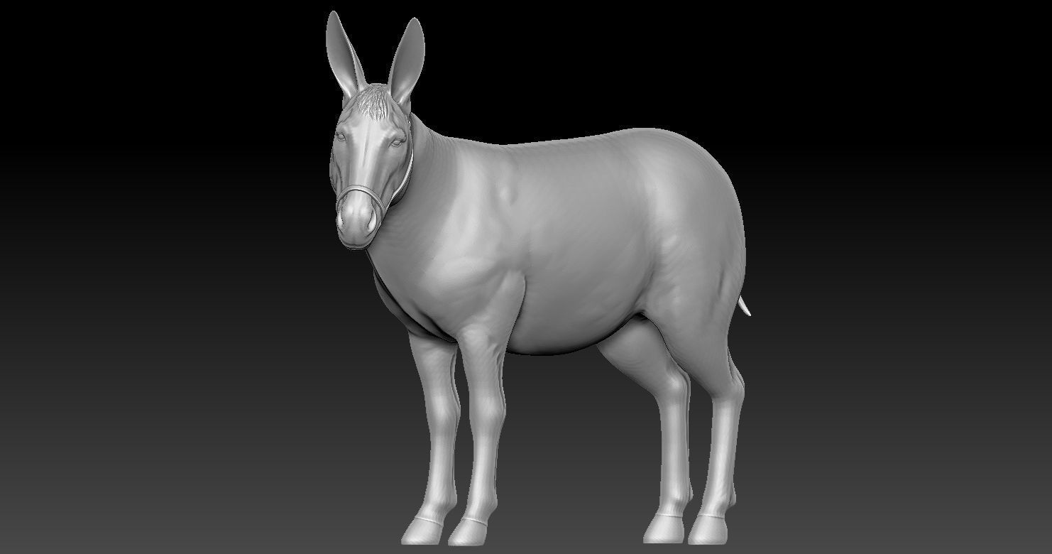 Sheep and Donkey Family Model Print 3D 3D print model_12