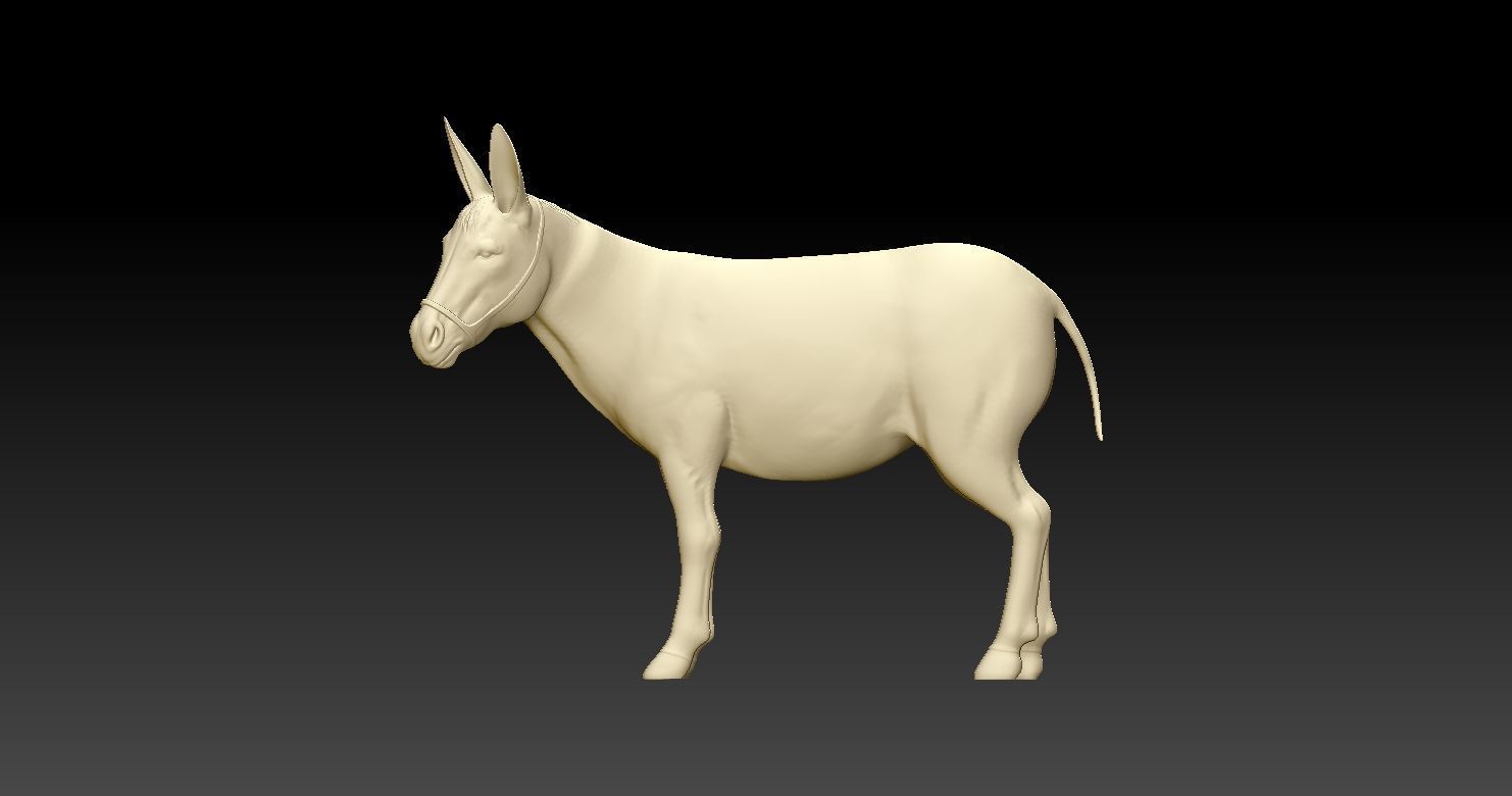 Sheep and Donkey Family Model Print 3D 3D print model_14