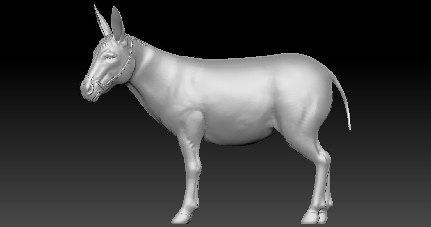 Sheep and Donkey Family Model Print 3D 3D print model_10