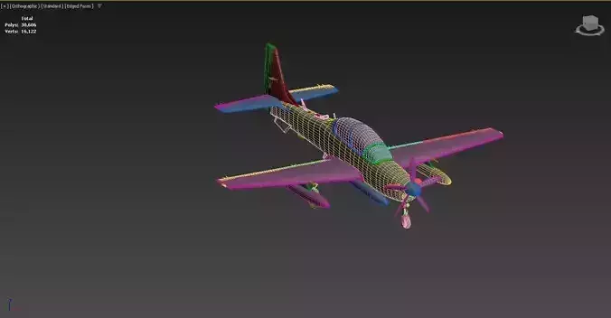3D model of an aircraft