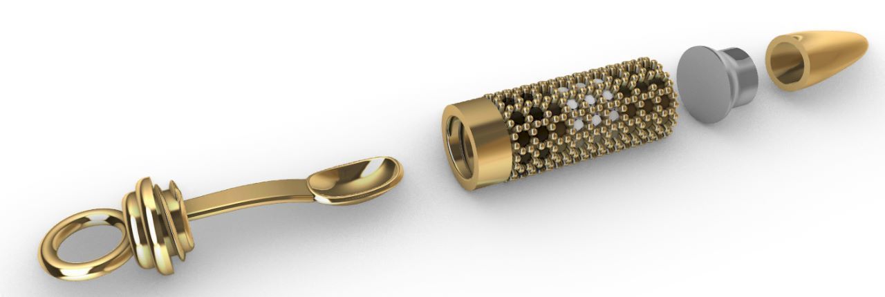 Bala colgante   3D print model_2