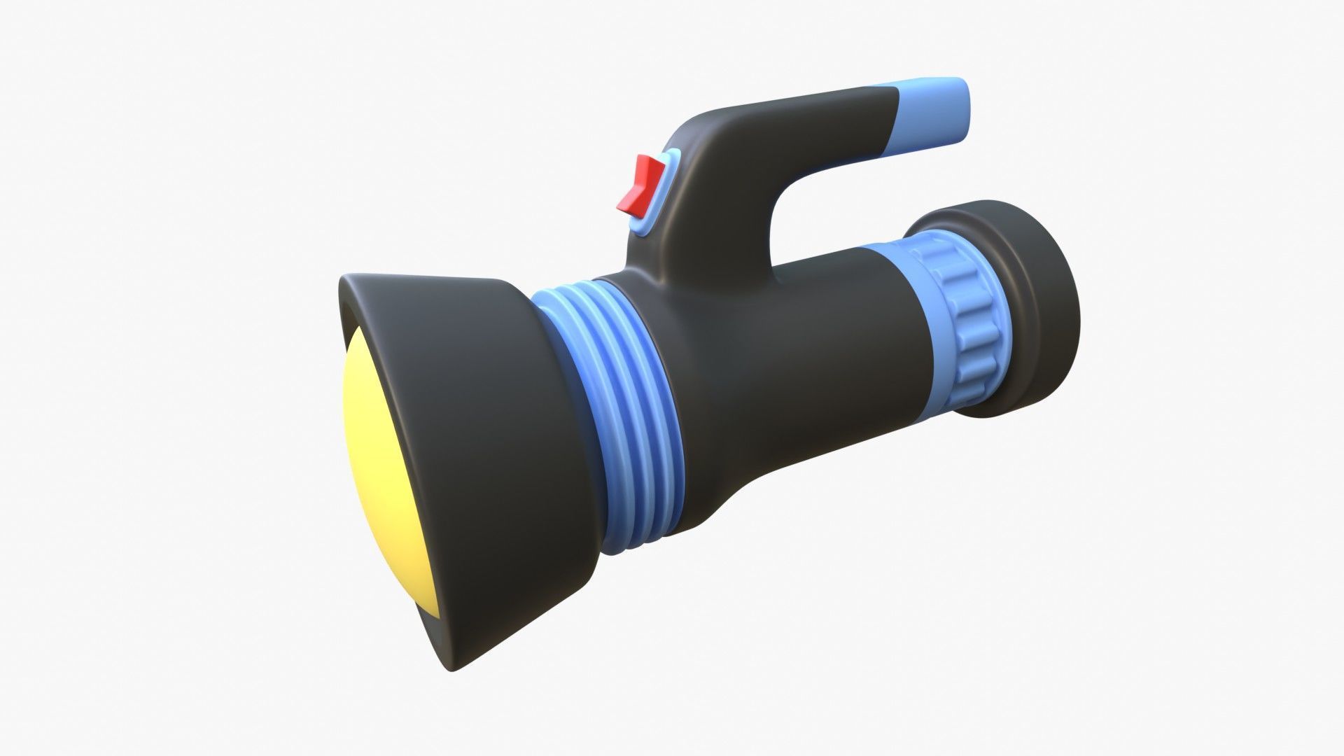 Flashlight 3D model_1