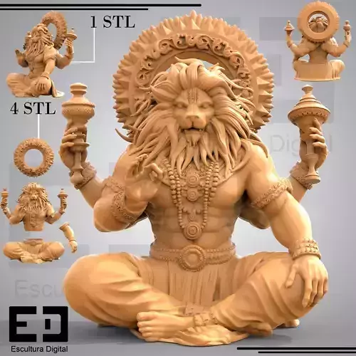 Narasimha 3D print model