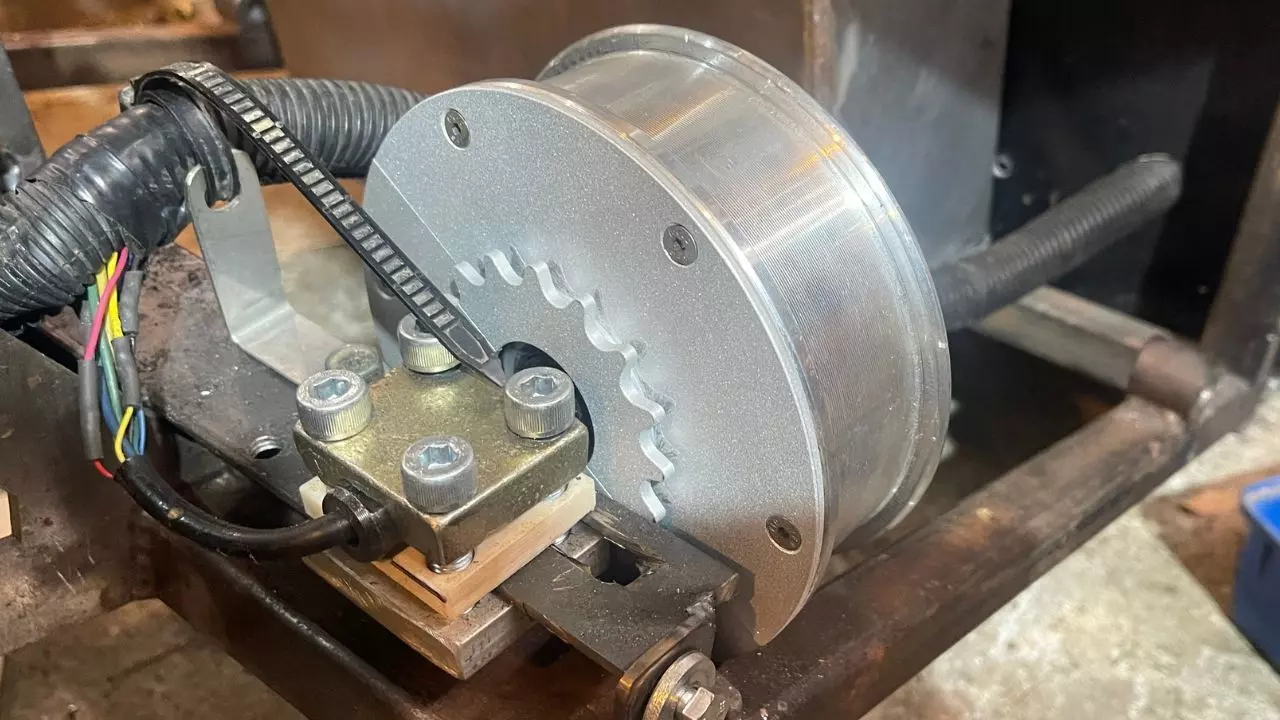 Hoverboard sprocket adaptor for bicycle chain 3D print model