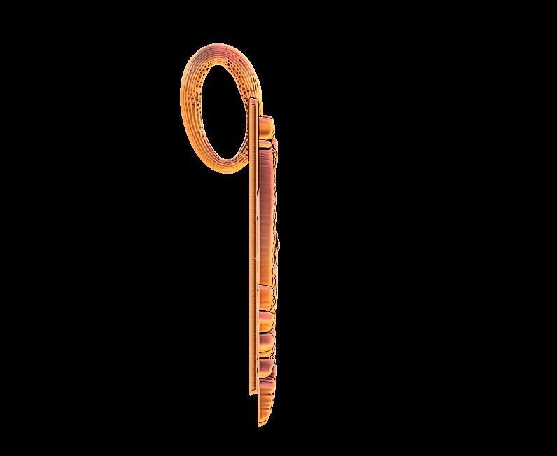 Rabbit in the garden Pendant 3D print model_16