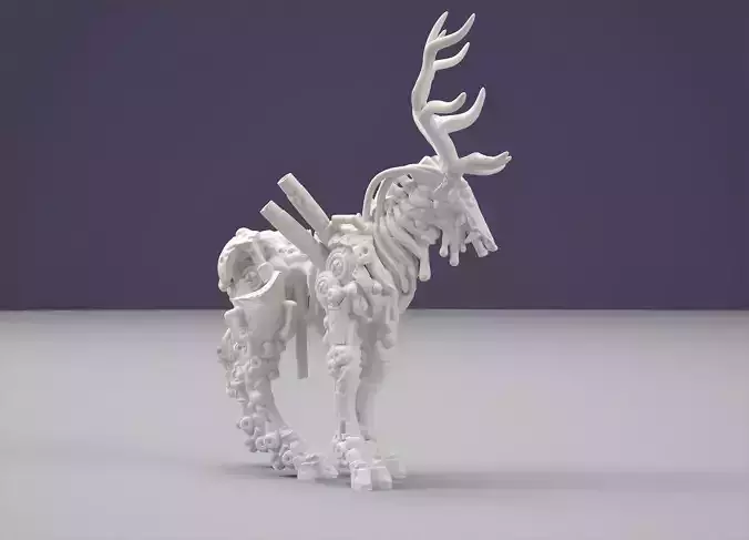 The Stag Sci-fi 3D print model