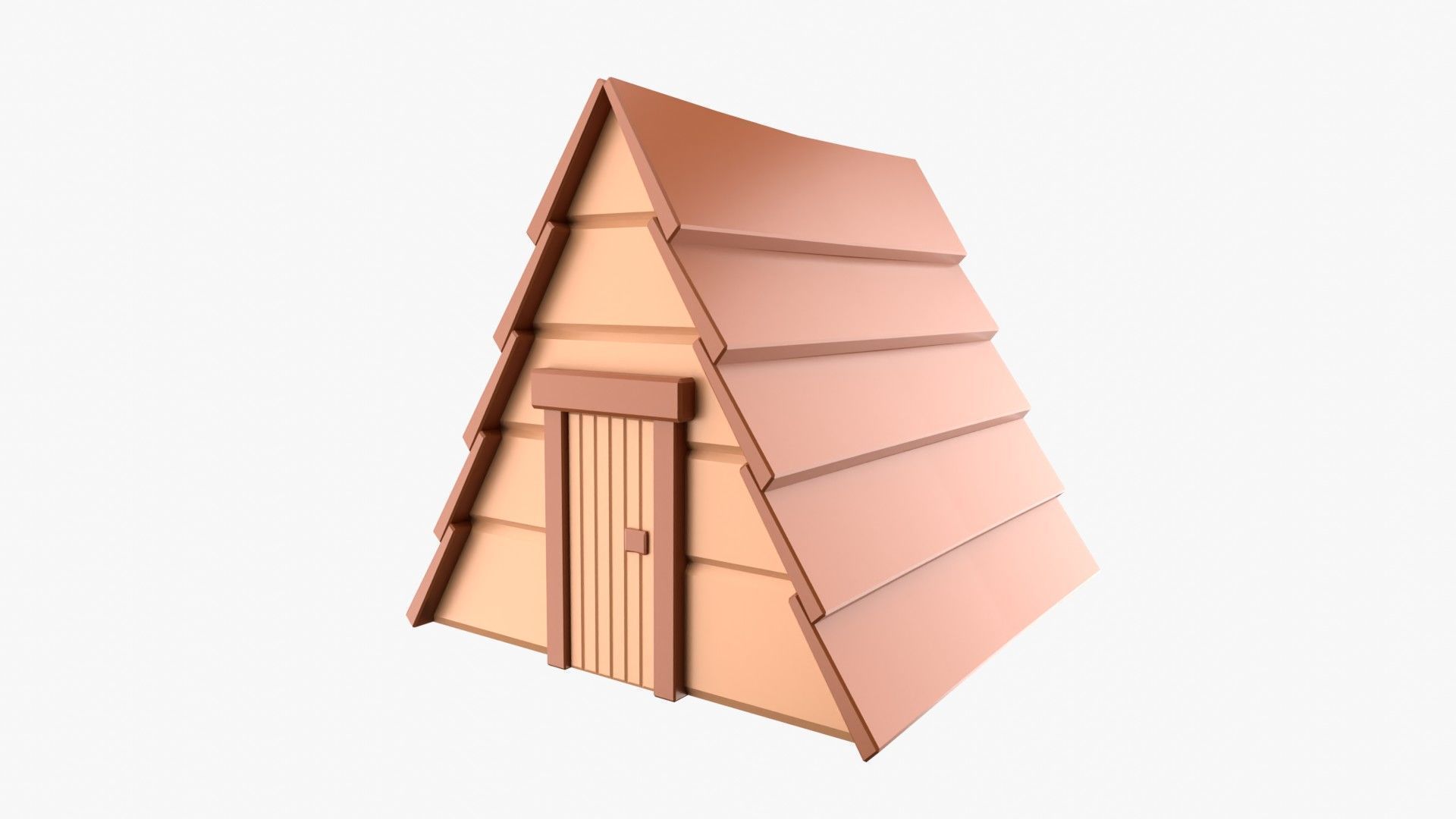 Cabin House 3D model_1