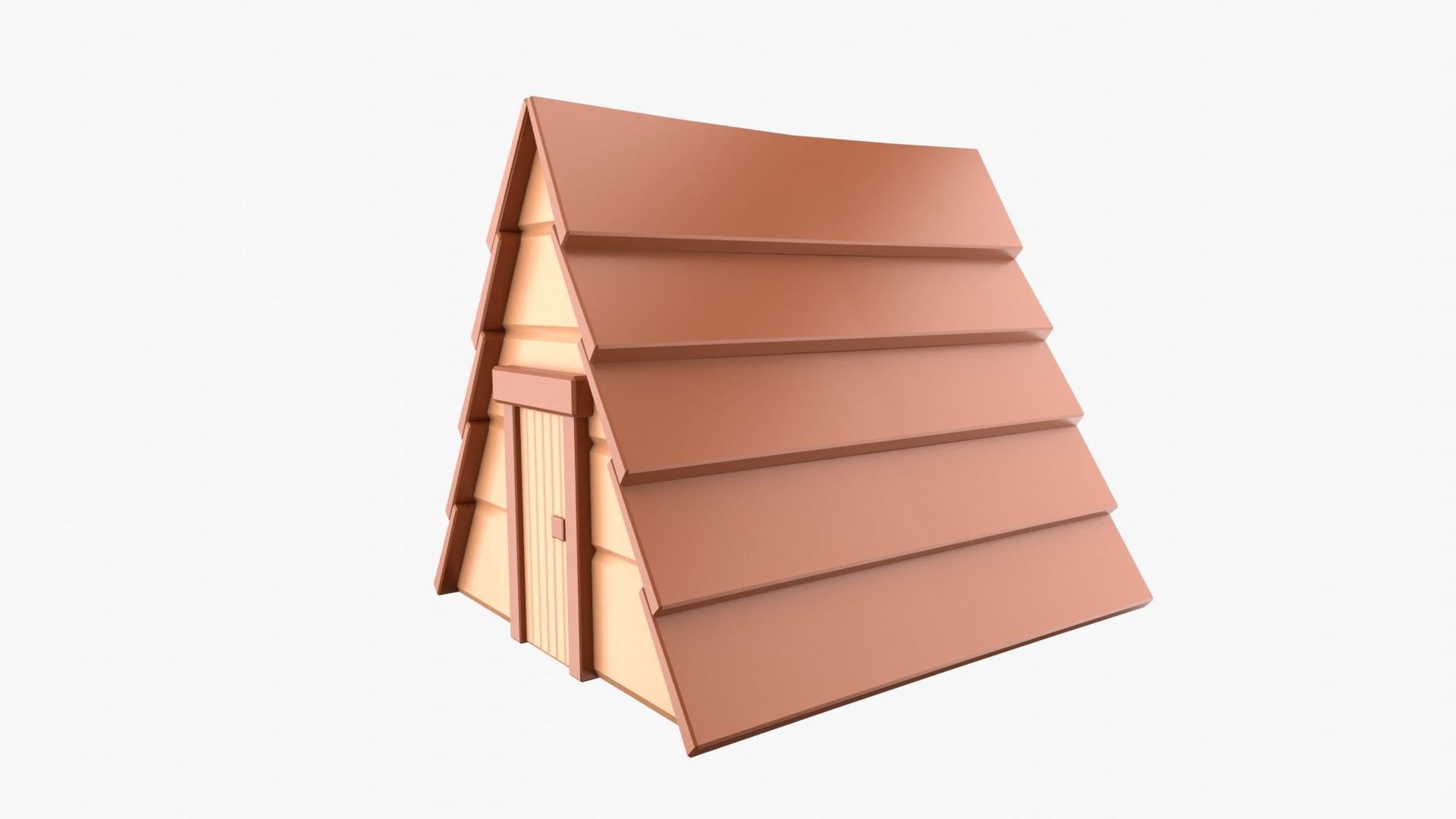 Cabin House 3D model_2