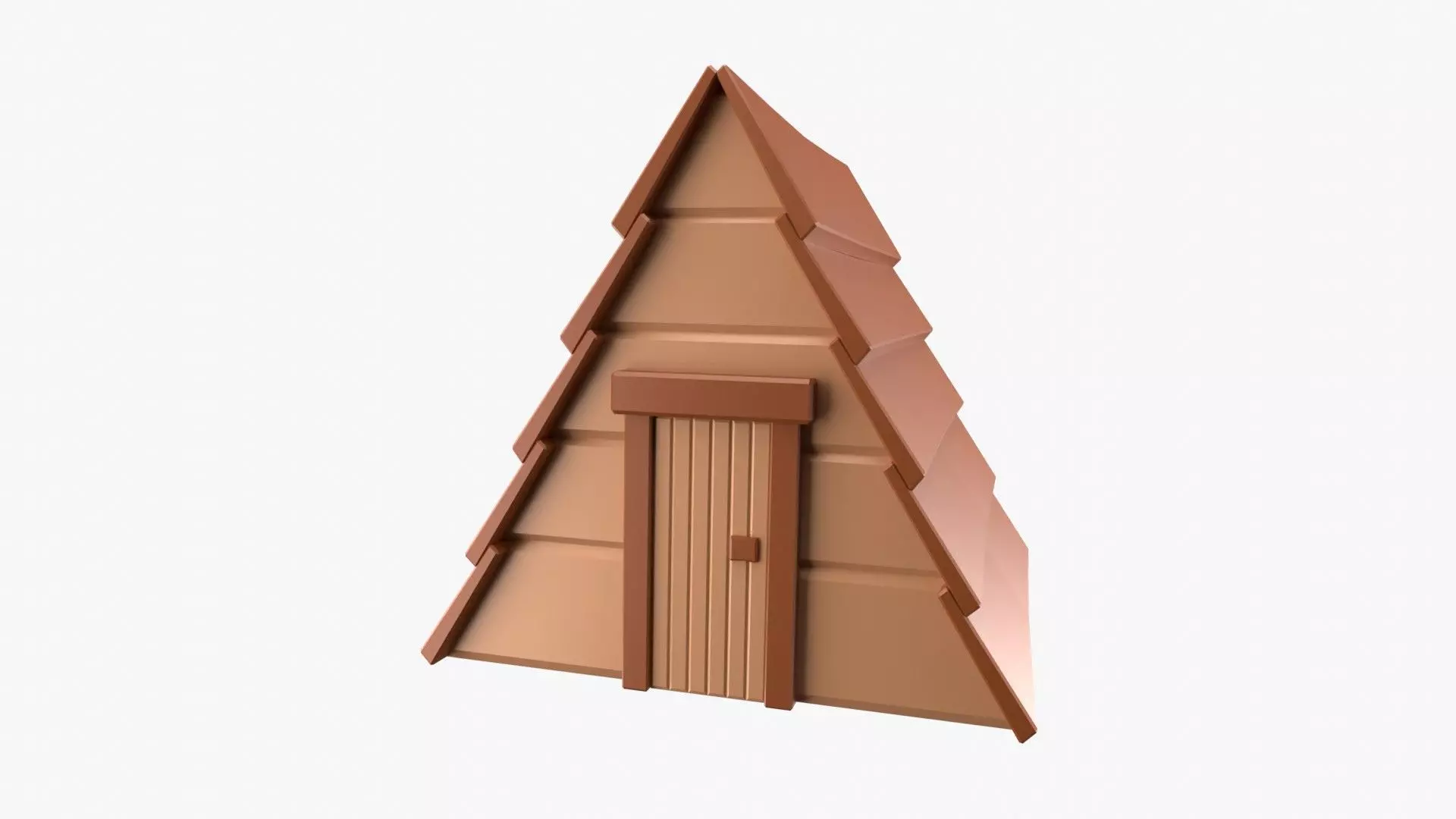 Cabin House 3D model_0
