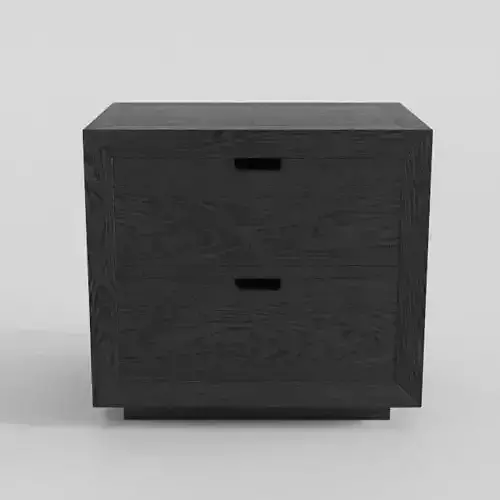 black wooden side table 