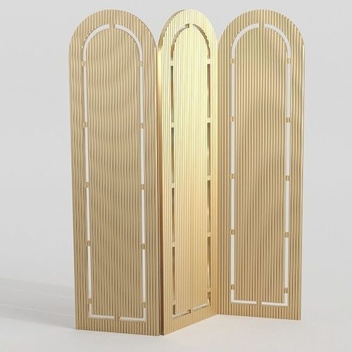 golden partition 3D model