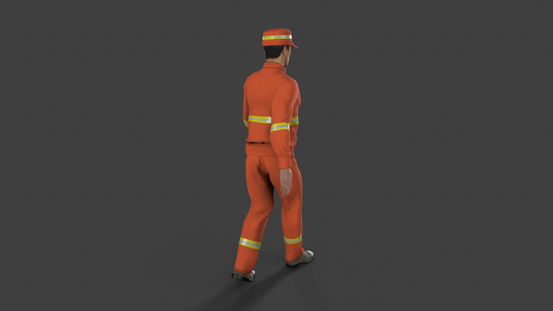 Street Cleaner Low-poly 3D model_4