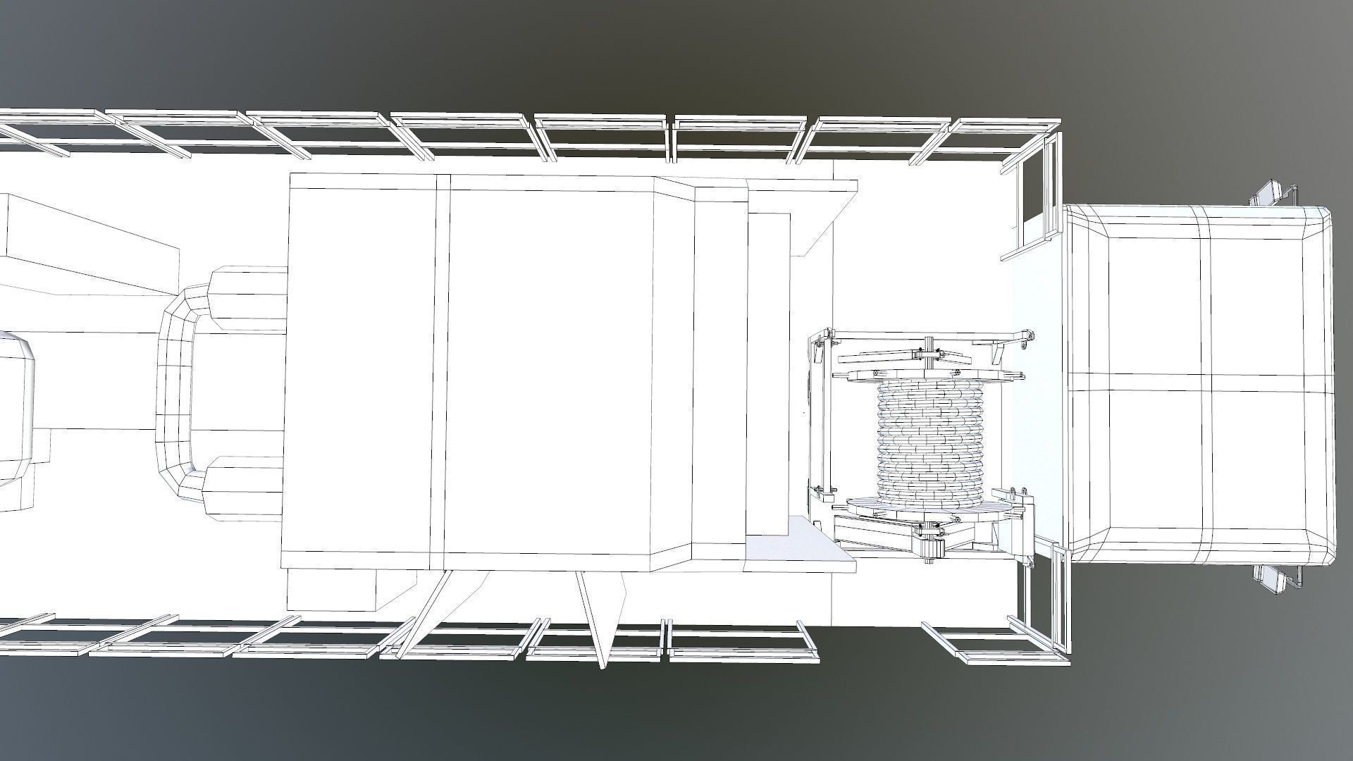 Velocity Ascendant Heavy Duty Black Fire Truck Low-poly 3D model_22