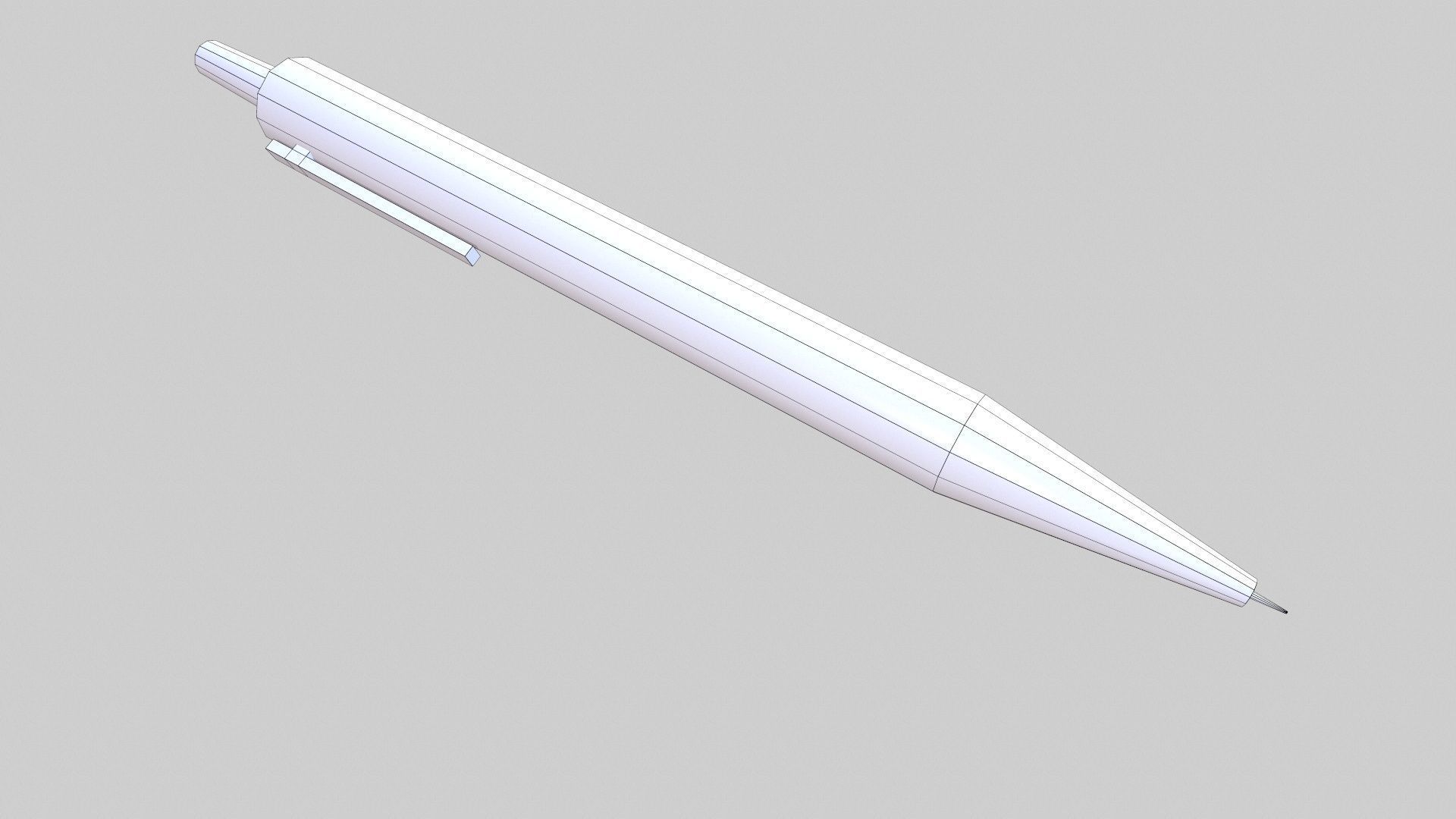 Pen 3D Model Low-poly 3D model_7