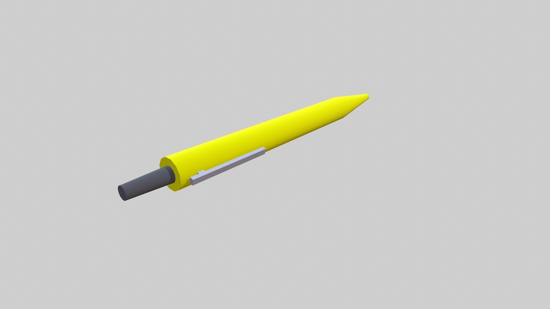 Pen 3D Model Low-poly 3D model_3
