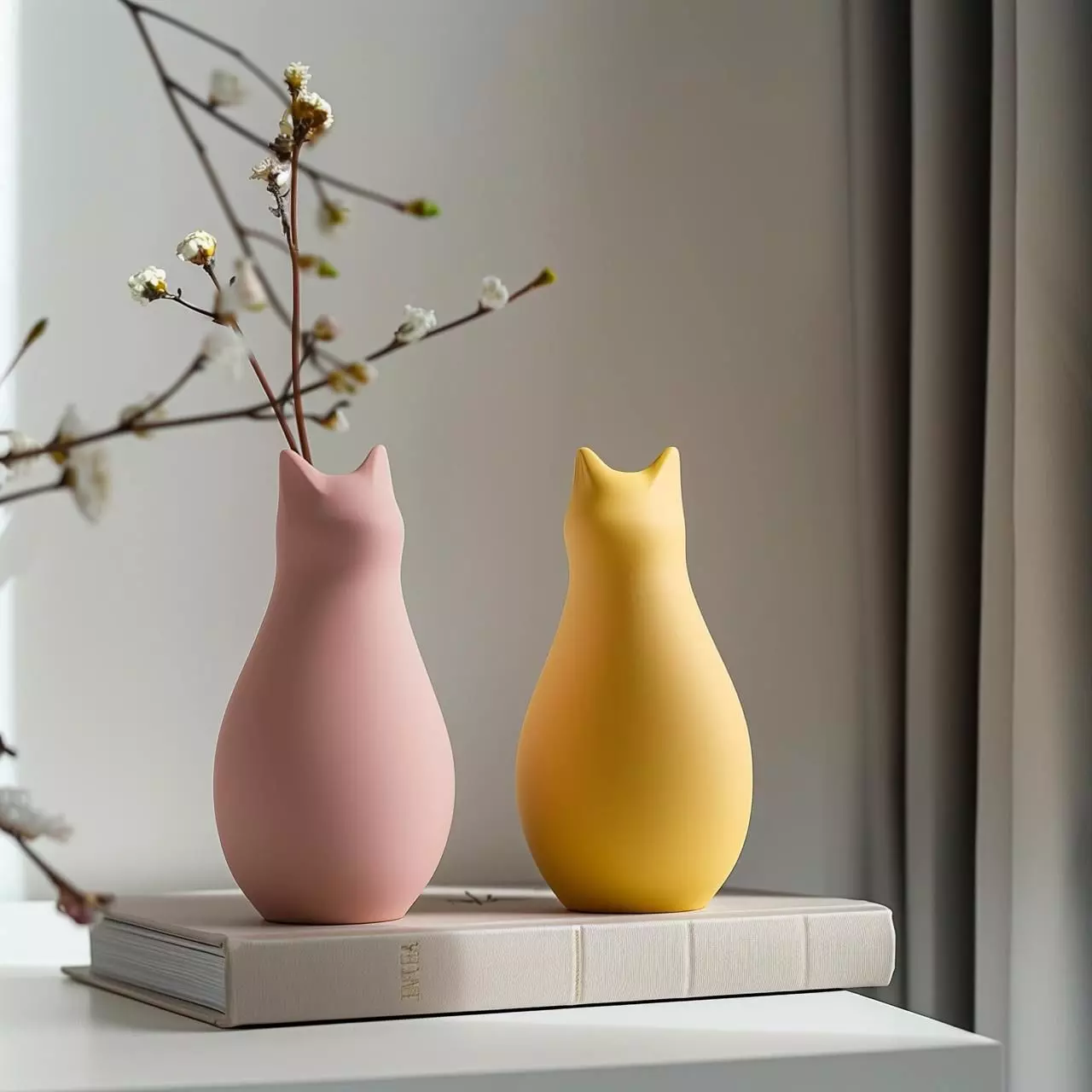 Cat Vase for Charming Home Decor 3D print model