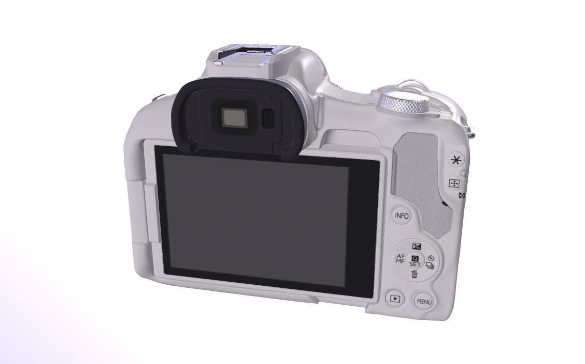 Canon EOS R50 APSC Low-poly 3D model_7