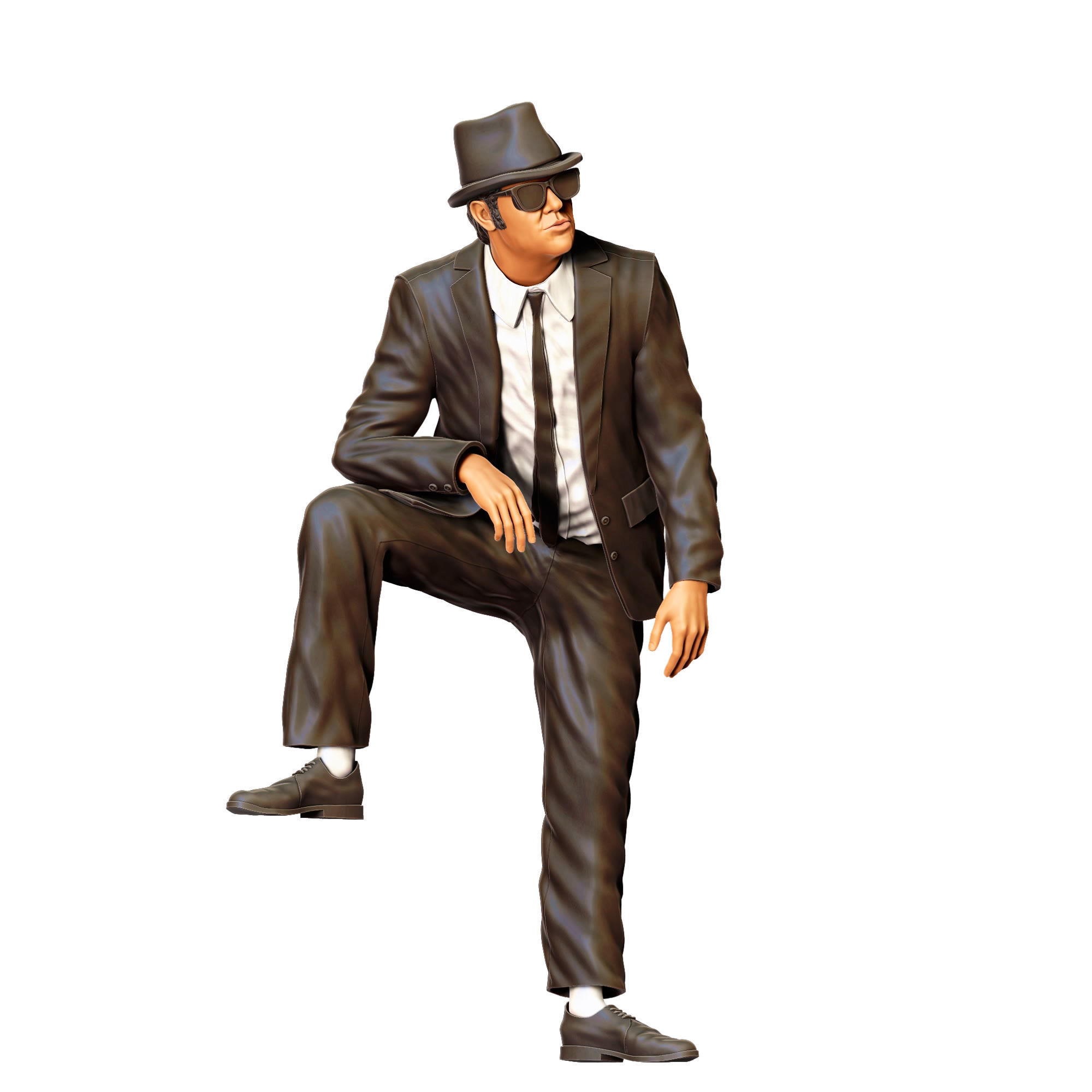 N2 The Blues Brothers Elwood Blues  30 percent Discount 3D print model_2