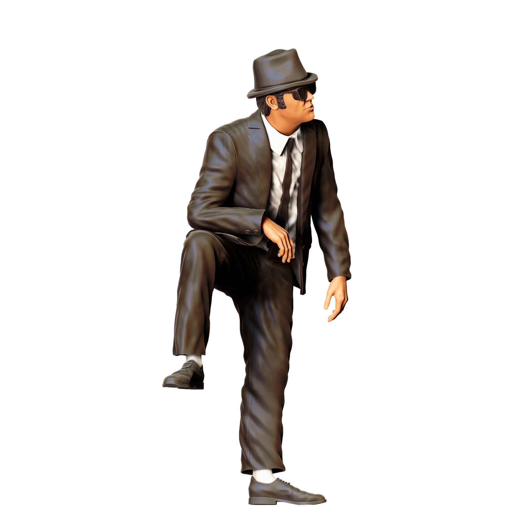 N2 The Blues Brothers Elwood Blues  30 percent Discount 3D print model_4