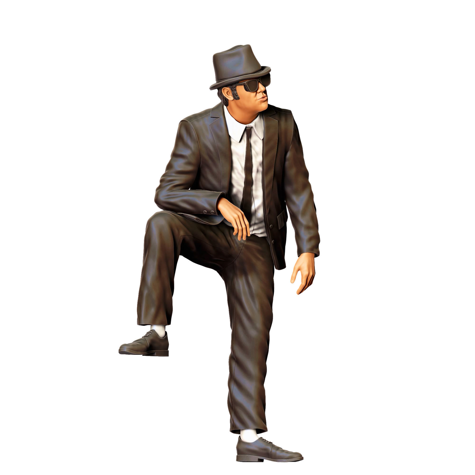 N2 The Blues Brothers Elwood Blues  30 percent Discount 3D print model_3