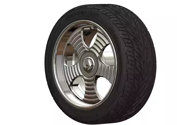 Custom wheels Intro Ripple 5 for your scale model