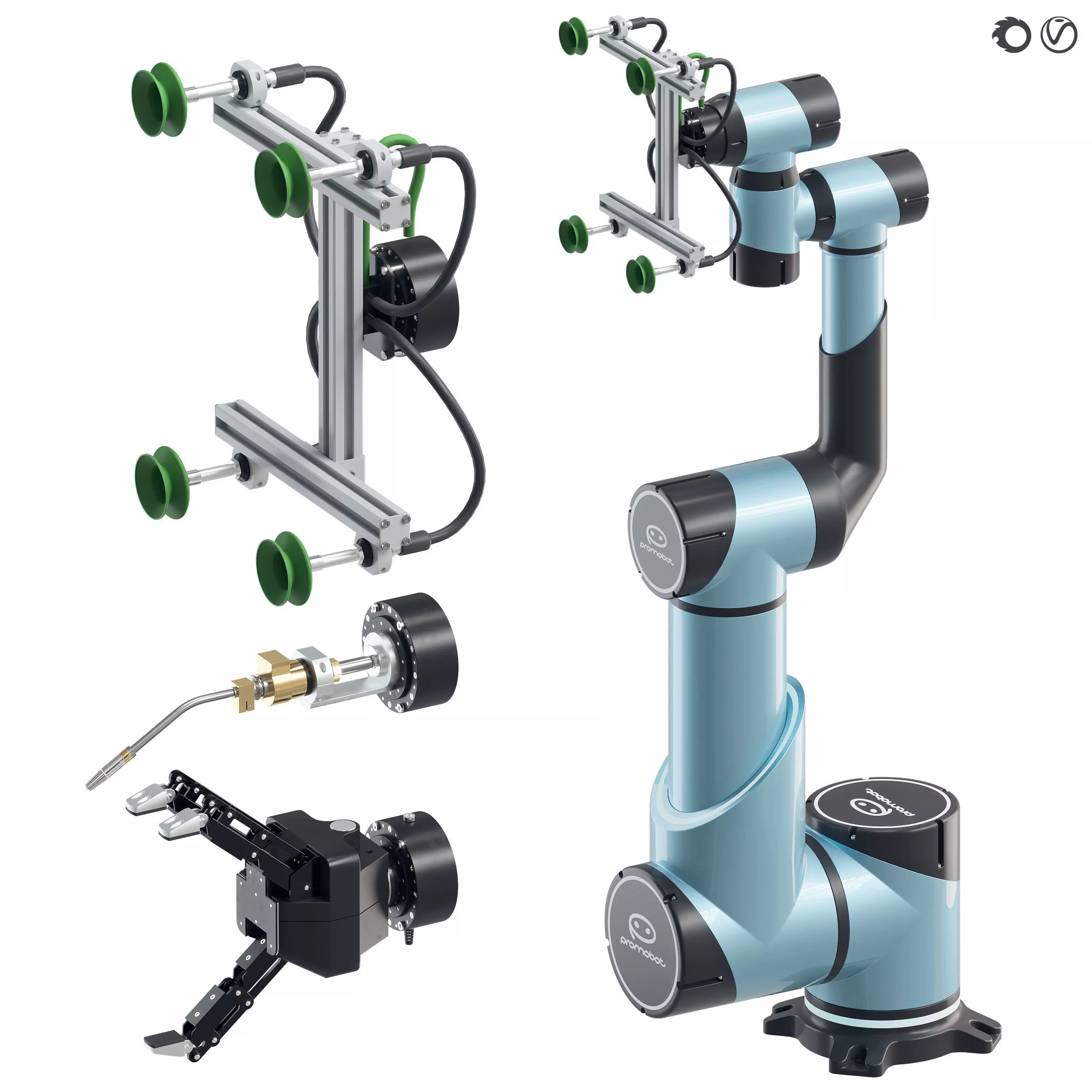 Industrial Robotics Promobot M13 3D model_0