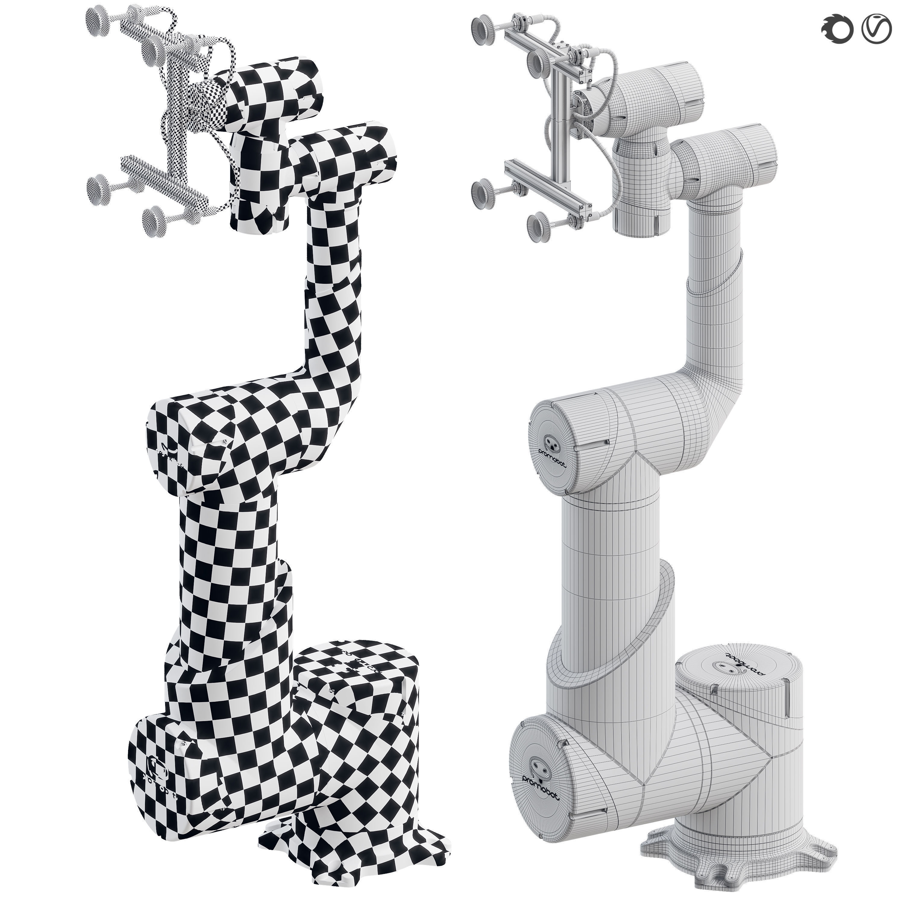 Industrial Robotics Promobot M13 3D model_6