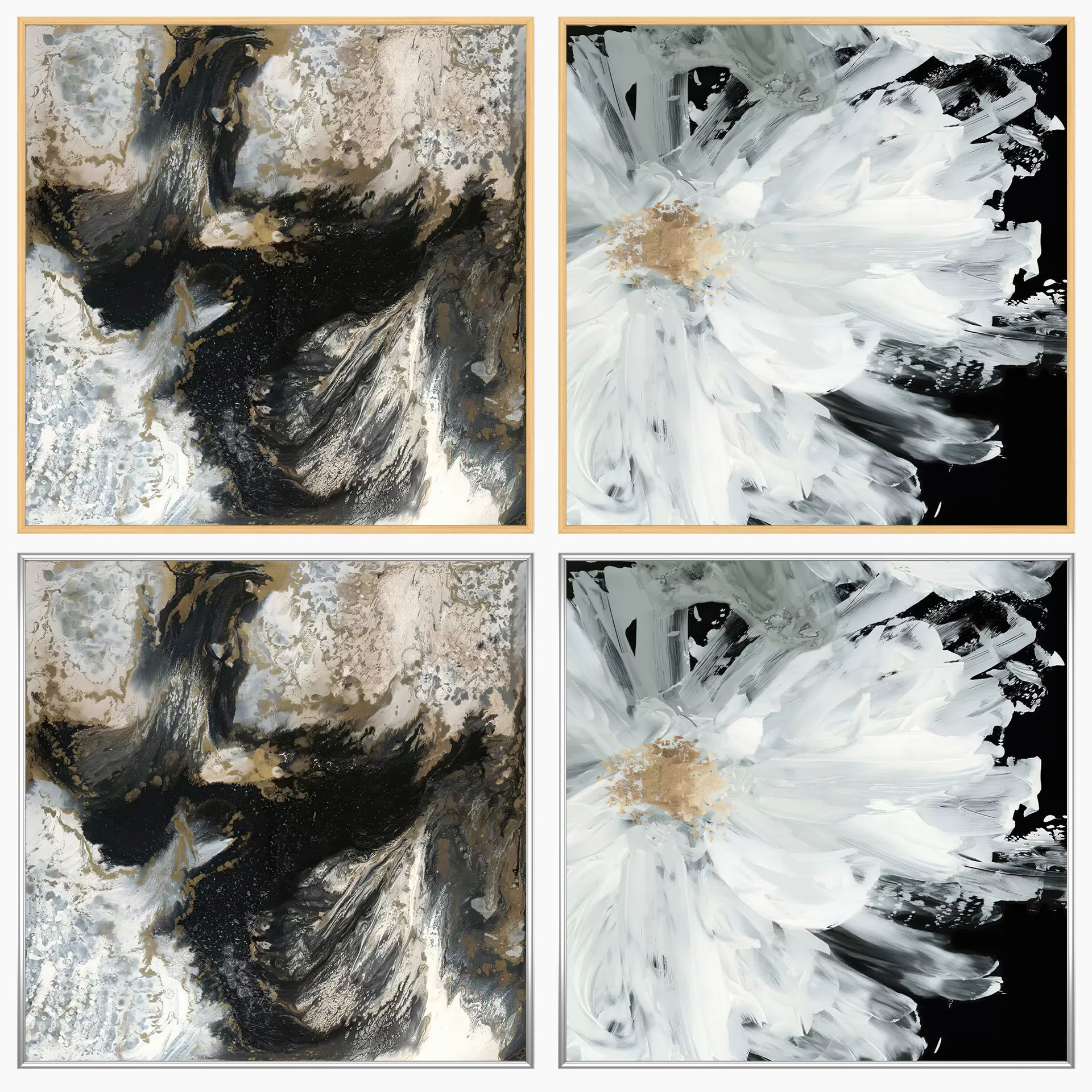 Wall Art Set 4343 3D model_2