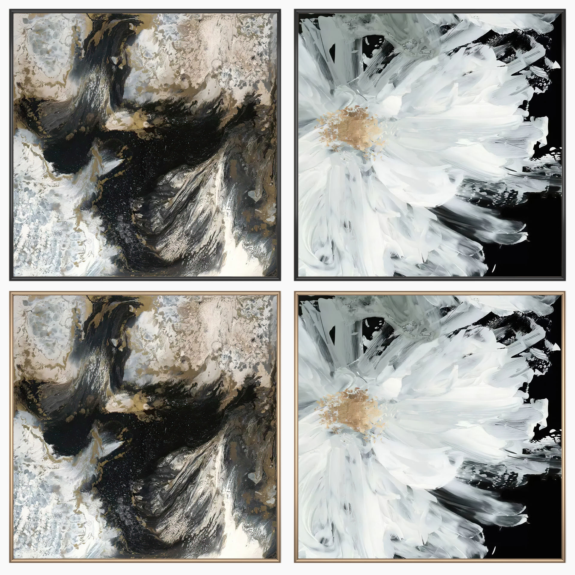 Wall Art Set 4343 3D model_1