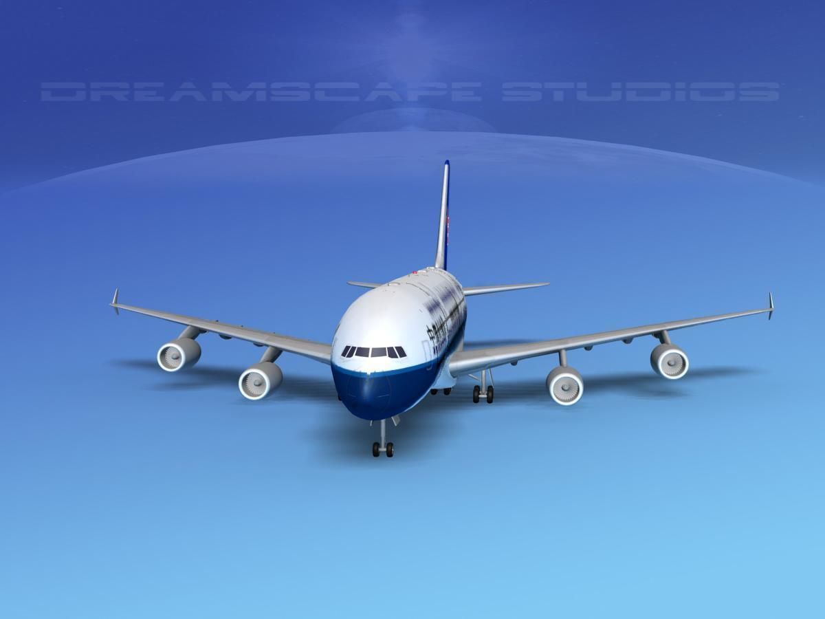 Airbus A380-800 China Southern  3D model_1