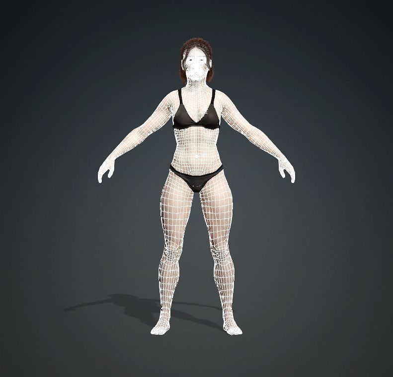 STUNNING 3D FEMALE MODEL Texture_4