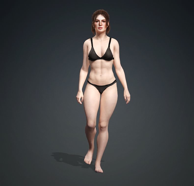 STUNNING 3D FEMALE MODEL Texture_2