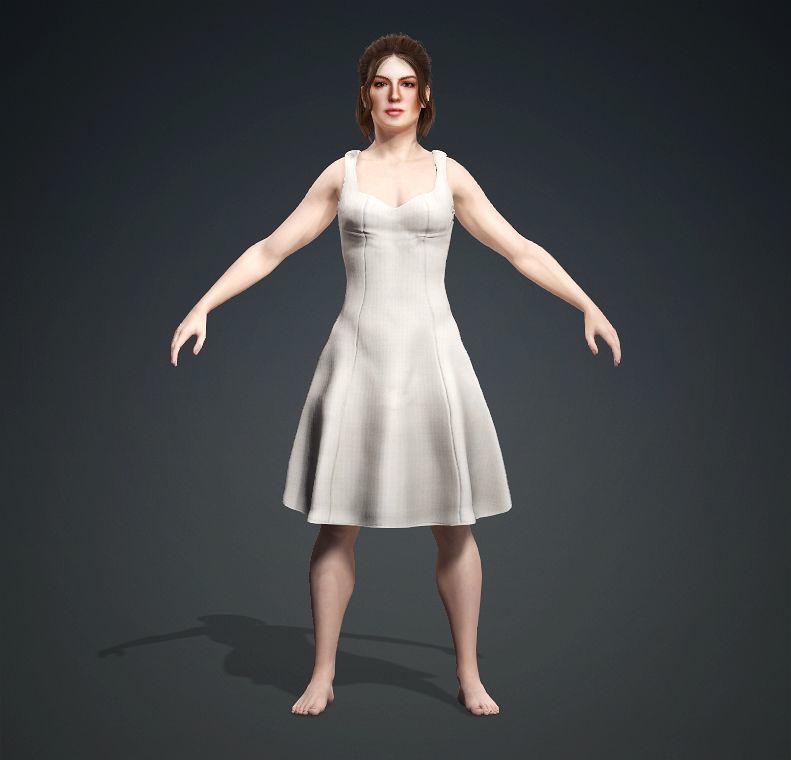 STUNNING 3D FEMALE MODEL Texture_8