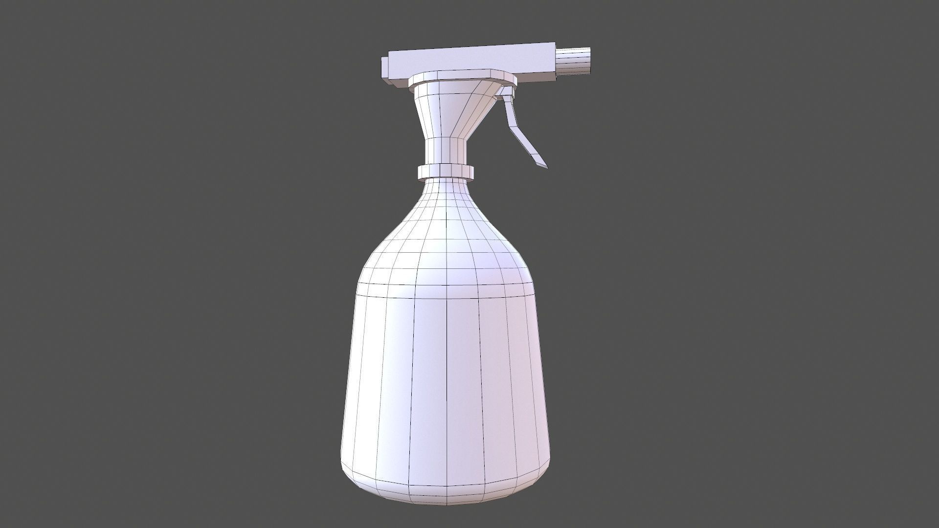 Spray Bottle Low-poly 3D model_9