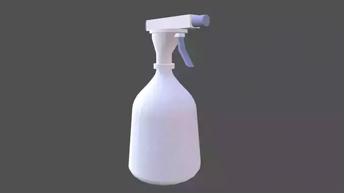 Spray Bottle Low-poly 3D model