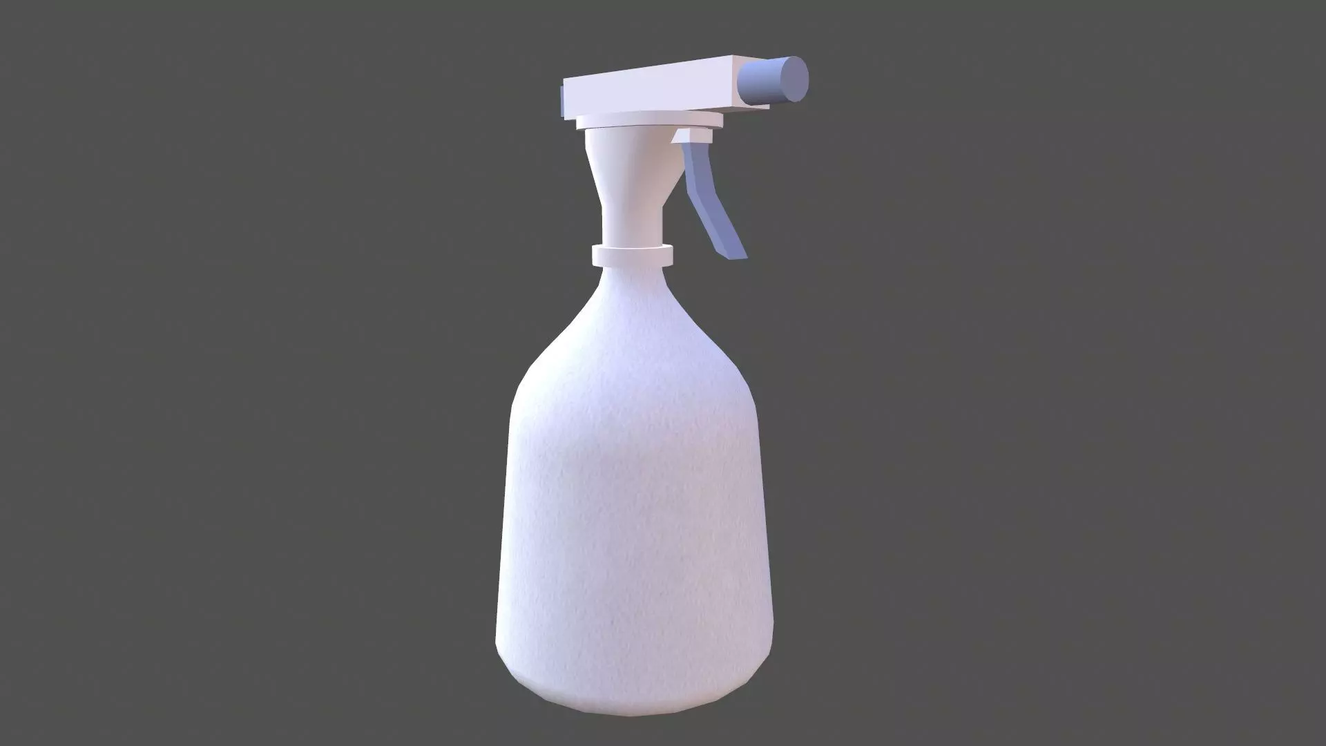 Spray Bottle Low-poly 3D model_0