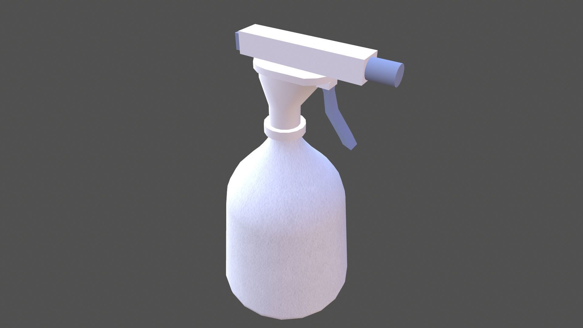 Spray Bottle Low-poly 3D model_7