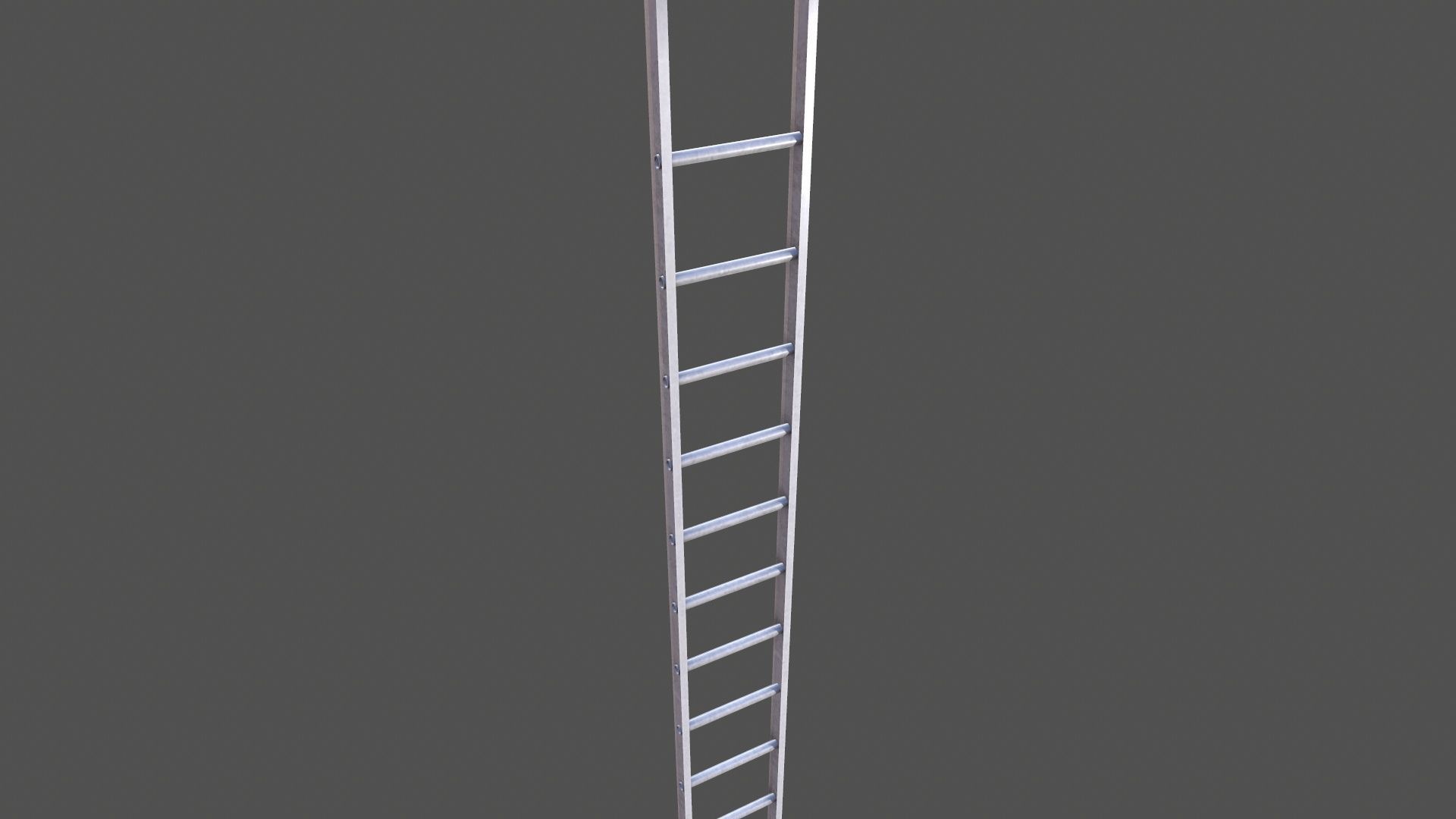 Stair Low-poly 3D model_6