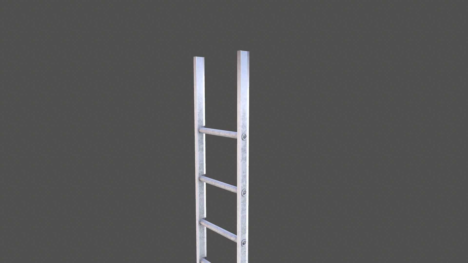 Stair Low-poly 3D model_2
