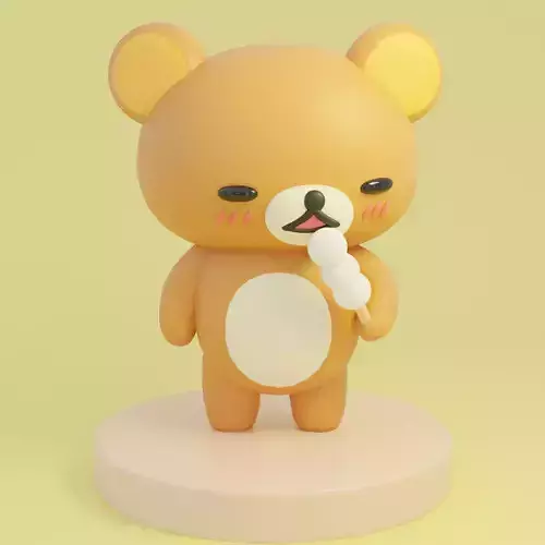 Rilakkuma character Free 3D model