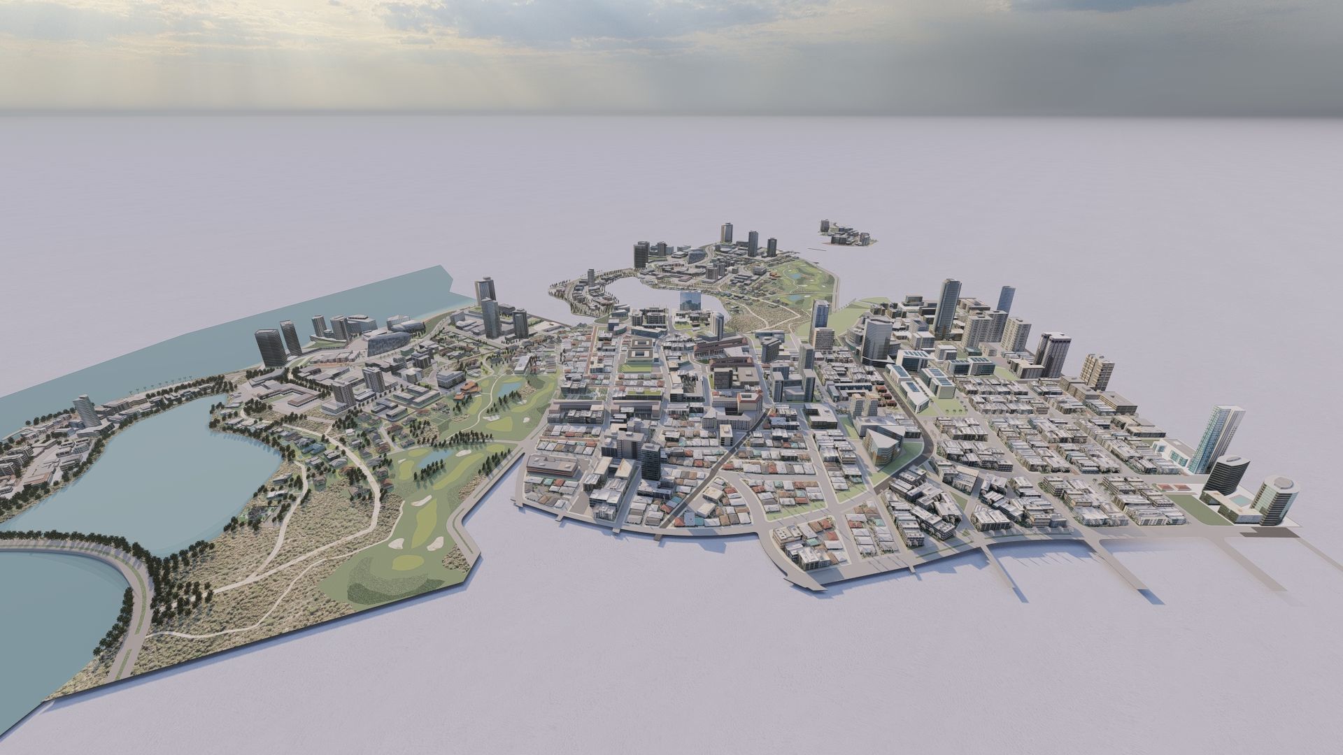 modern city- urban 3D model_5