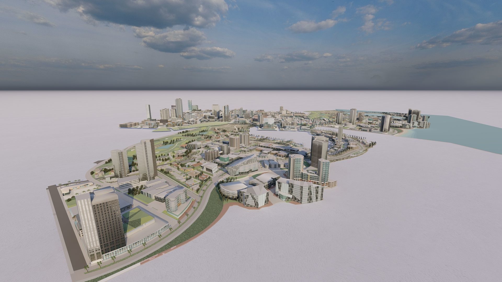 modern city- urban 3D model_9
