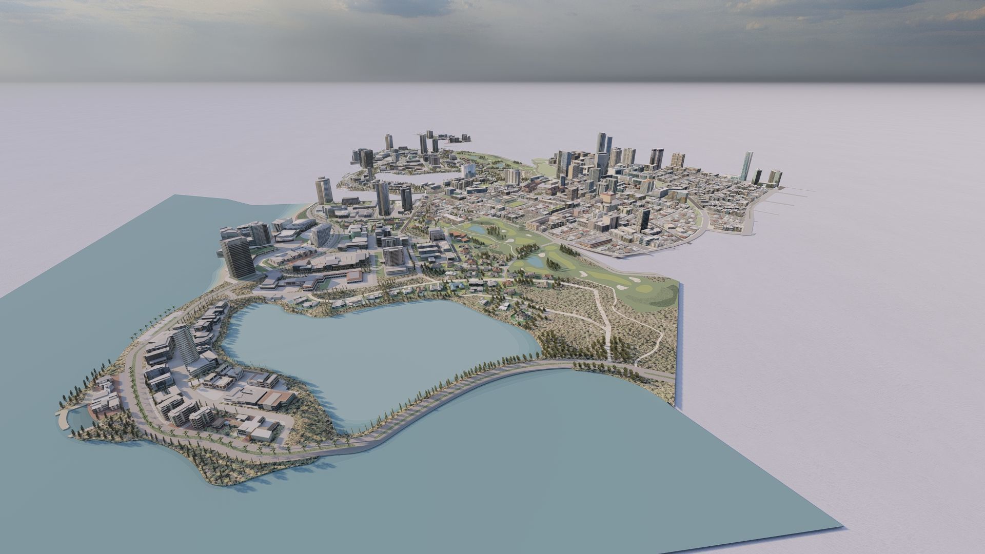 modern city- urban 3D model_6